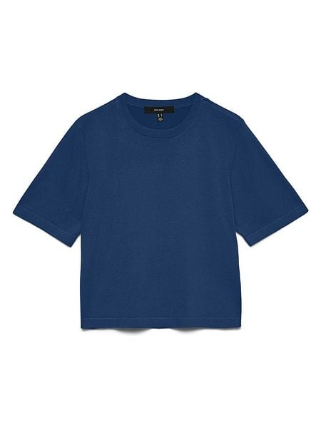 Vero Moda Sweter w kolorze granatowym rozmiar: M. Niebieskie swetry Vero Moda, m, bez wzorów, bez ramiączek. Za 91.95 zł.