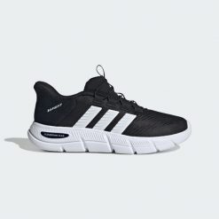 BUTY CLOUDFOAM FLEX RAPIDFIT. Białe buty do biegania adidas, bez wzorów, z materiału, bez zapięcia, do biegania. Za 279.00 zł.