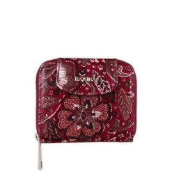 Dwustronny czerwony portfel damski BajuBaj ze skóry naturalnej PD1026cs167. Czerwone portfele bez wzorów, ze skóry. Za 167.20 zł.