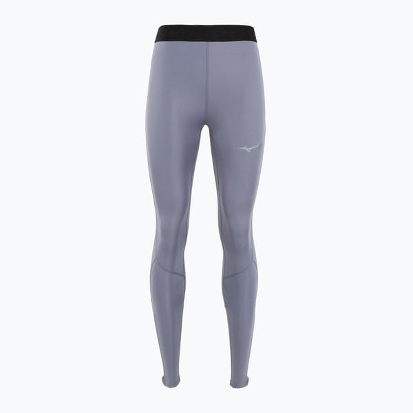 Legginsy do biegania damskie Mizuno Core Impulse Long. Szare legginsy Mizuno, bez wzorów, z elastanu, eleganckie. Za 149.99 zł.