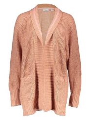 O'Neill Kardigan w kolorze łososiowym rozmiar: XL. Pomarańczowe swetry O'Neill, xl, bez wzorów, ze splotem, bez ramiączek. Za 206.91 zł.