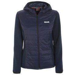 Bluza Polarowa Slam Act Ws Hybrydowa Damskie. Niebieskie bluzy z kapturem SLAM, m, bez wzorów, z materiału, z kapturem. Za 696.99 zł.