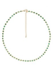 U.S. Polo Assn. Pozłacany naszyjnik z kamieniami ozdobnymi - dł. 37 cm rozmiar: onesize. Zielone naszyjniki U.S. Polo Assn., z materiału, metalowe. Za 195.99 zł.