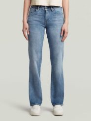 G-Star Dżinsy - Comfort fit - w kolorze niebieskim rozmiar: W31/L30. Niebieskie jeansy G-Star, l, z aplikacjami, ze skóry, klasyczne. Za 241.56 zł.