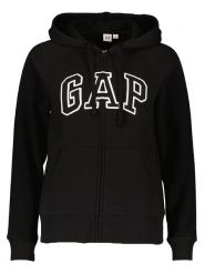 GAP Bluza w kolorze czarnym rozmiar: M. Czarne bluzy GAP, m, bez wzorów, z bawełny, bez ramiączek, bez kaptura. Za 140.86 zł.