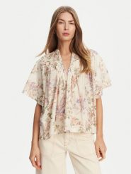 TWINSET Bluzka 251TT2156 Kolorowy Relaxed Fit. Bluzki Twinset, bez wzorów, z bawełny, bez kołnierzyka, bez ramiączek. Za 769.99 zł.