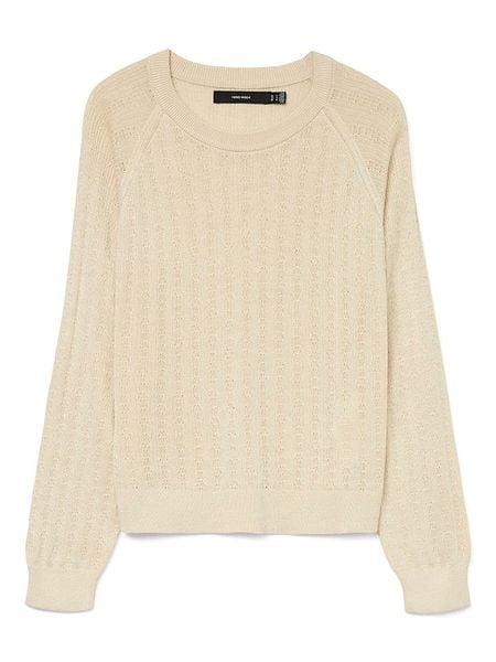 Vero Moda Sweter w kolorze beżowym rozmiar: S. Brązowe swetry Vero Moda, s, bez wzorów, bez ramiączek. Za 61.31 zł.