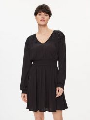 Vila Sukienka codzienna Mesa 14092006 Czarny Loose Fit. Czarne sukienki Vila, na co dzień, bez wzorów, z wiskozy, bez kołnierzyka, bez ramiączek, proste. Za 149.99 zł.