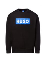 HUGO BLUE Bluza - Classic Crew Kobiety Bawełna czarny|niebieski, XS. Czarne bluzy HUGO BLUE, xs, bez wzorów, z bawełny, bez kaptura. Za 229.95 zł.