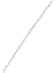 CARATELLI Złota bransoletka "Ligne de Chance" z diamentami rozmiar: onesize. Szare bransoletki CARATELLI, z diamentem, złote. Za 3,845.95 zł.