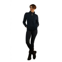 Damski polar Flags&Cup Aura. Niebieskie bluzy z polaru FLAGS&CUP, bez wzorów, z polaru, do jazdy konnej. Za 393.50 zł.