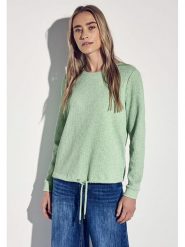 Street One Sweter w kolorze zielonym rozmiar: 42. Zielone swetry Street One, bez wzorów, ze splotem, street, bez ramiączek. Za 141.19 zł.