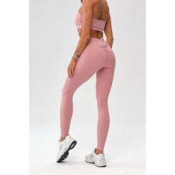 Damskie legginsy sportowe fitness Rough Radical Zoya Push-up. Czerwone bielizna termoaktywna damska ROUGH RADICAL, bez wzorów, sportowe. Za 169.90 zł.