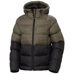 Damska kurtka puchowa Helly Hansen Active. Brązowe kurtki Helly Hansen, na zimę, bez wzorów, z puchu, z kapturem. W wyprzedaży za 799.20 zł.