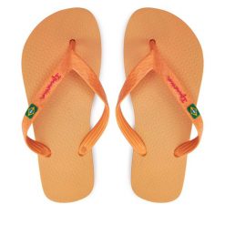 Japonki Ipanema. Brązowe japonki Ipanema, bez wzorów. Za 69.99 zł.