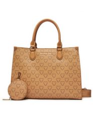 Valentino Torebka Lady Re VBS8GT04 Beżowy. Brązowe torebki klasyczne Valentino, bez wzorów, ze skóry, bez dodatków. Za 399.99 zł.
