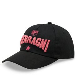 Czapka z daszkiem Chiara Ferragni. Czarne czapki z daszkiem Chiara Ferragni, bez wzorów. Za 469.99 zł.
