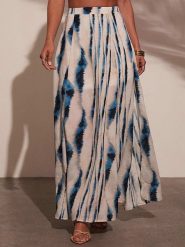 LA Angels Spódnica w kolorze niebiesko-białym rozmiar: XL. Białe spódnice LA Angels, na imprezę, xl, bez wzorów, maxi. Za 130.99 zł.