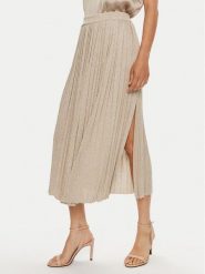 Marella Spódnica plisowana Beta2 2423306021 Beżowy Regular Fit. Brązowe spódnice Marella, xxl, bez wzorów, z wiskozy, plisowane. Za 679.99 zł.
