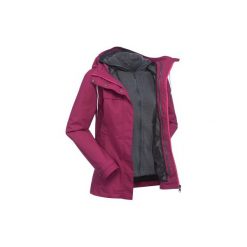 Kurtka trekkingowa 3w1 TRAVEL 100 damska. Kurtki marki FORCLAZ. Za 249.99 zł.