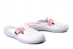 BEFADO DR ORTO 177D 002 biały, klapki profilaktyczne damskie. Białe klapki Befado Dr Orto, bez wzorów, bez obcasa, bez zapięcia. Za 99.99 zł.