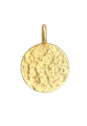 Elli Damski Charm Platelet Organic Hammered Blogger Trend ze srebra próby 925 Sterling Silver Naszyjniki 1 ct. Szare naszyjniki Elli, z materiału, srebrne. Za 203.99 zł.