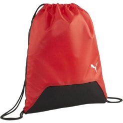 Worek Na Buty Team Goal Plain Polyester. Czarne buty treningowe Puma, bez wzorów, bez zapięcia. Za 67.99 zł.