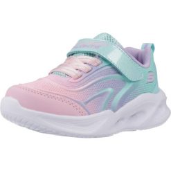 Buty SKECHERS SOLA GLOW Wielokolorowy. Buty trekkingowe Skechers, bez wzorów, z syntetyku, bez zapięcia, trekkingowe. Za 196.99 zł.