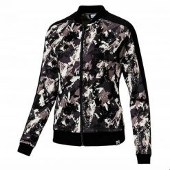 Bluza sportowa damska Puma Archive T7 Track JKT 573571 01. Czarne bluzy bez kaptura Puma, uniwersalny, bez wzorów, z bawełny, bez kaptura, na fitness i siłownię. Za 169.00 zł.