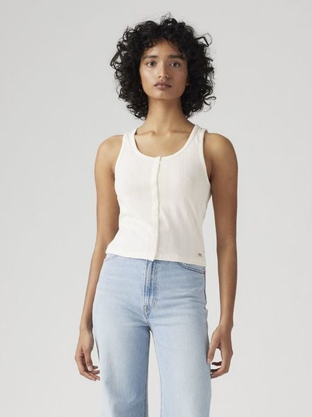 Levi's Top w kolorze białym rozmiar: S. Białe topy sportowe Levi's, s, bez wzorów. Za 70.08 zł.