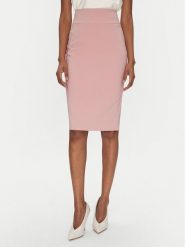 Rinascimento Spódnica ołówkowa CFC0122808003 Różowy Regular Fit. Czerwone spódnice Rinascimento, s, bez wzorów, z syntetyku, ołówkowe. Za 259.99 zł.