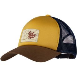 Czapka z daszkiem Trucker Cap Erlen Camel. Żółte czapki z daszkiem Buff, bez wzorów, klasyczne. Za 109.99 zł.