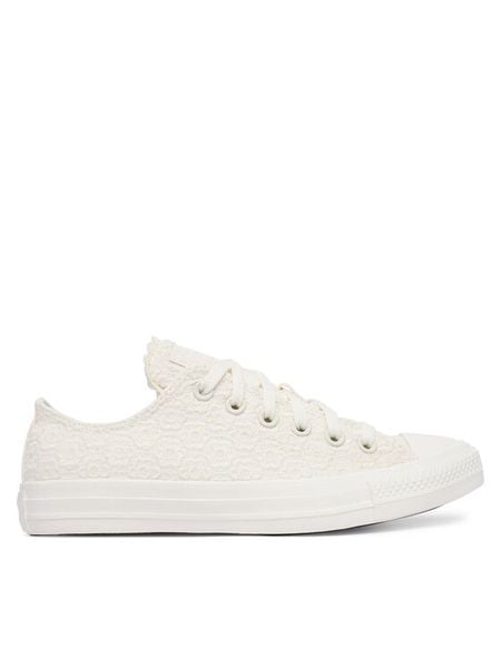 Converse Trampki Chuck Taylor All Star A16907C Écru. Białe trampki Converse, bez wzorów, z materiału, retro, bez zapięcia. Za 379.99 zł.