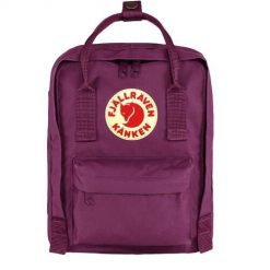 Plecak turystyczny Fjällräven Kånken Mini. Fioletowe plecaki Fjällräven, bez wzorów, bez dodatków. Za 429.99 zł.