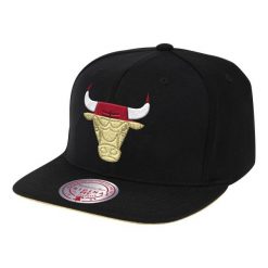 Czapka z daszkiem Mitchell & Ness NBA Chicago Bulls Snapback 6HSSMM19489-CBUBLCK. Czarne czapki z daszkiem Mitchell & Ness, bez wzorów, sportowe. Za 109.00 zł.