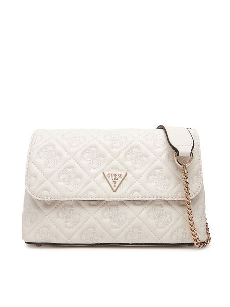 Guess Torebka 175733 Biały. Białe torebki klasyczne Guess, z aplikacjami, ze skóry, bez dodatków. Za 409.99 zł.