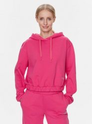 Guess Bluza Eleanora V4RQ09 KC5O0 Różowy Regular Fit. Czerwone bluzy Guess, xxs, z aplikacjami, z bawełny, bez kaptura. Za 219.99 zł.