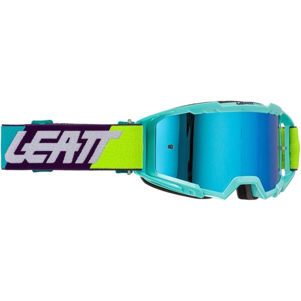 Gogle rowerowe LEATT Goggle Vizion 3.5 Iriz. Niebieskie okulary przeciwsłoneczne LEATT, bez wzorów. W wyprzedaży za 269.10 zł.