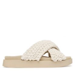 Klapki Inuikii. Białe klapki Inuikii, bez wzorów, bez obcasa, bez zapięcia. Za 859.99 zł.