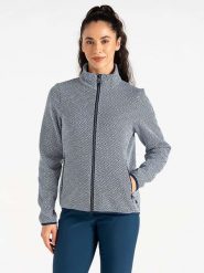 Dare 2b Kardigan "Descend" w kolorze granatowo-białym rozmiar: 34. Białe swetry Dare 2b, bez wzorów, bez ramiączek. Za 86.99 zł.