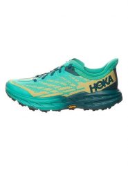 HOKA ONE ONE Buty "Speedgoat 5" w kolorze turkusowym do biegania rozmiar: 38 2/3. Niebieskie buty do biegania Hoka One One, bez wzorów, bez zapięcia, do biegania. Za 340.88 zł.