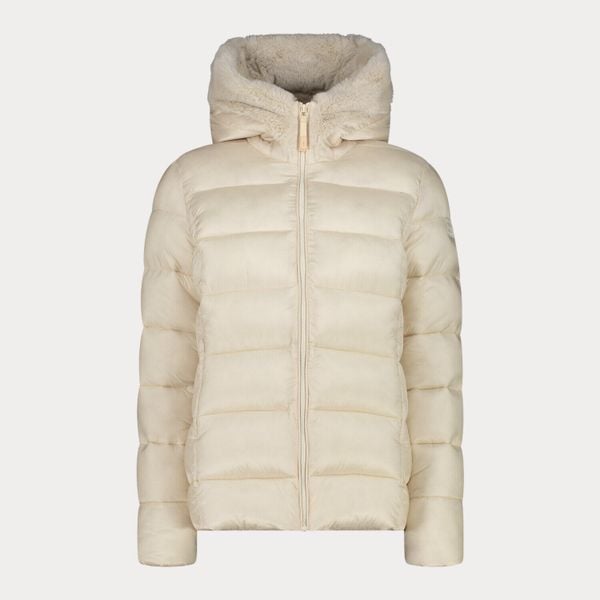 Damska kurtka z kapturem CMP. Brązowe kurtki CMP, l, bez wzorów, z puchu, z kapturem. W wyprzedaży za 475.99 zł.