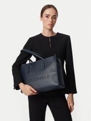 Coccinelle Torebka UAK Coccinellemyrtha26 E1 UAK 11 02 01 Granatowy. Niebieskie shopper bag Coccinelle, bez wzorów, ze skóry, bez dodatków. Za 1,449.00 zł.