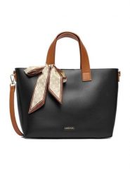 Lasocki Torebka CEO-LSK-K-038-06 Czarny. Czarne torebki klasyczne Lasocki, bez wzorów, z materiału, bez dodatków. Za 199.99 zł.