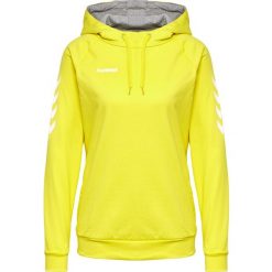 Bluza do piłki ręcznej damska Hummel hml GO z kapturem. Żółte bluzy Hummel, s, bez wzorów, z kapturem, do piłki ręcznej. W wyprzedaży za 180.00 zł.