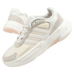 Buty adidas Ozelle GX1727 beżowy. Brązowe buty treningowe bez wzorów, z materiału, bez zapięcia. Za 362.10 zł.