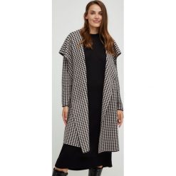 Answear Lab płaszcz damski kolor beżowy przejściowy niezapinany. Brązowe płaszcze Answear Lab, l, bez wzorów, z dzianiny, bez kaptura. Za 269.99 zł.