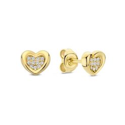 Beloro Sztyft Beloro Jewels Monte Napoleone Gionna złoty - 9-karatowe złoto Kolczyki 1 ct Damski. Żółte kolczyki Beloro, z cyrkonią, złote. Za 635.99 zł.