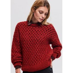 Sweter z domieszką wełny - Bordowy. Swetry marki INESIS. W wyprzedaży za 99.99 zł.