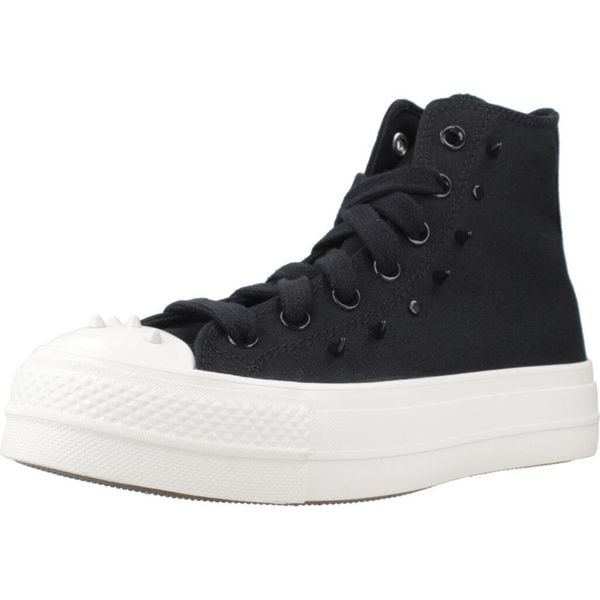 Buty CONVERSE CHUCK TAYLOR ALL STAR LIFT PLATFORM SPIKES Czarny. Czarne buty trekkingowe Converse, z materiału, bez zapięcia. Za 409.85 zł.